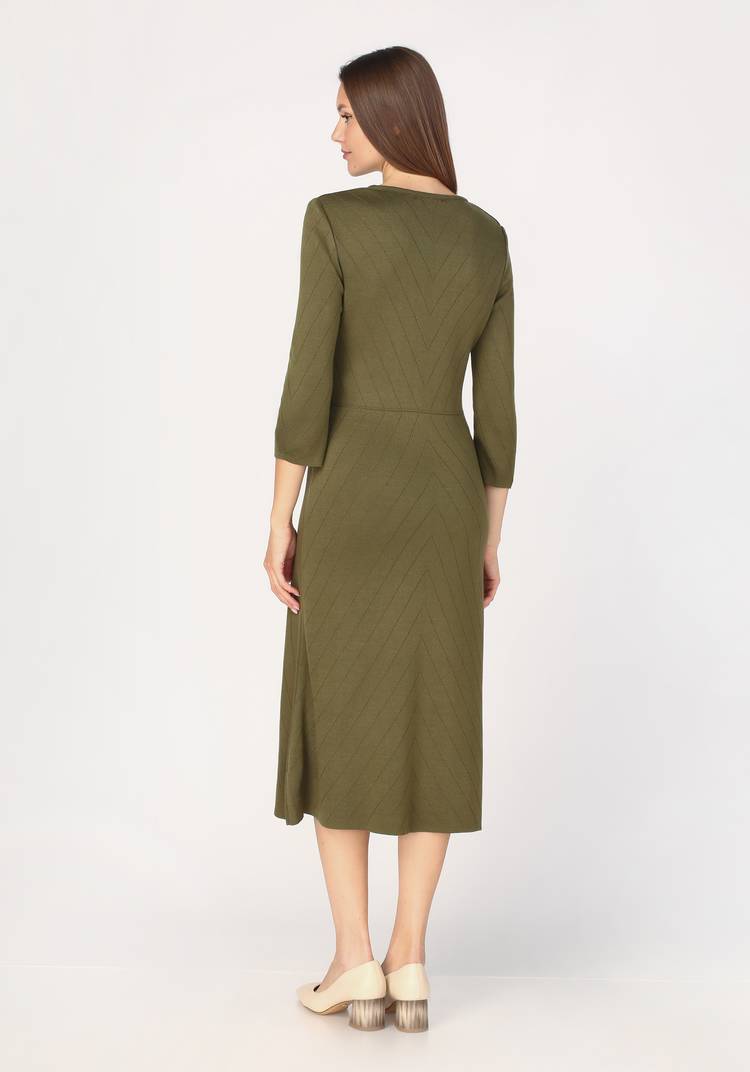 Платье с завязками по горловине шир.  750, рис. 4