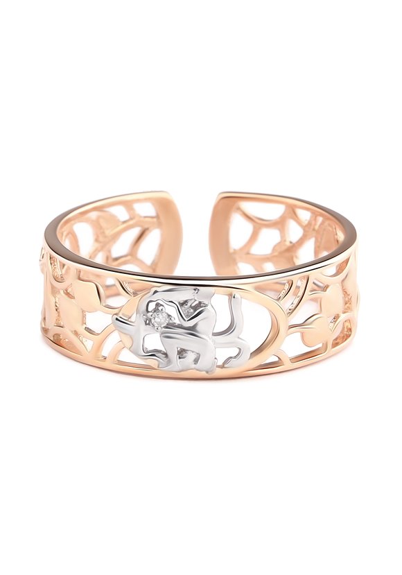 Кольцо серебряное Драгоценный Зодиак шир.  580, рис. 8