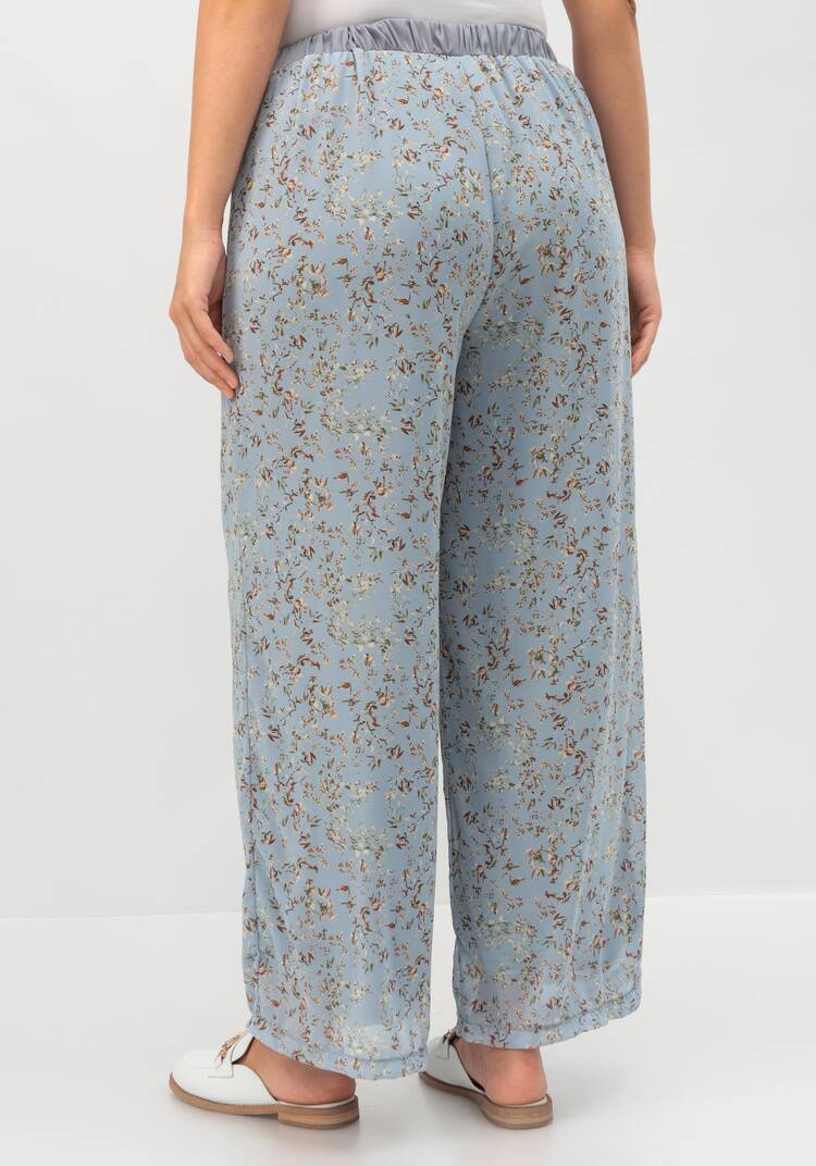 Брюки с резинкой на талии прямые шир.  750, рис. 35