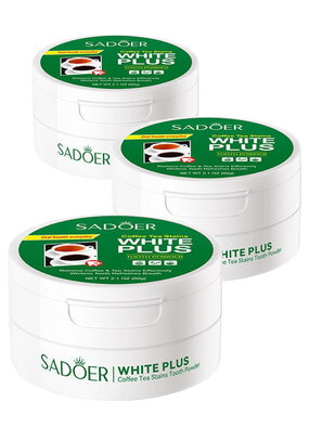 Отбеливающий зубной порошок от налета