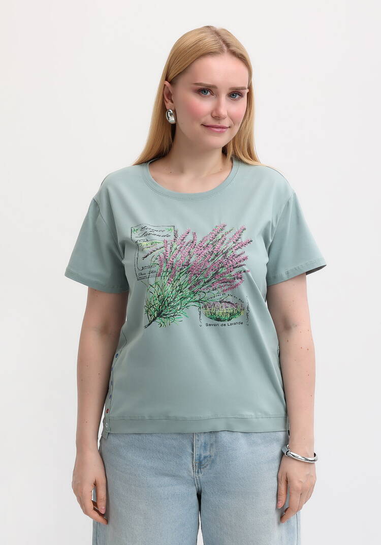 Футболка с вышивкой шир.  750, рис. 4