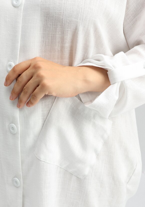 Рубашка с капюшоном и асимметричным низом шир.  580, рис. 6