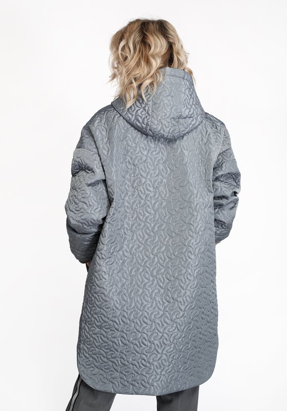 Пальто стеганое с застежкой-молнией шир.  580, рис. 18