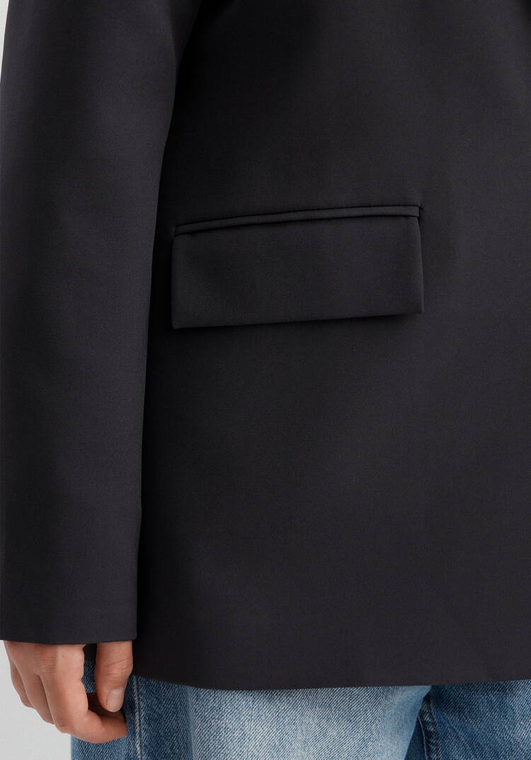 Пиджак однобортный на подкладке шир.  750, рис. 36