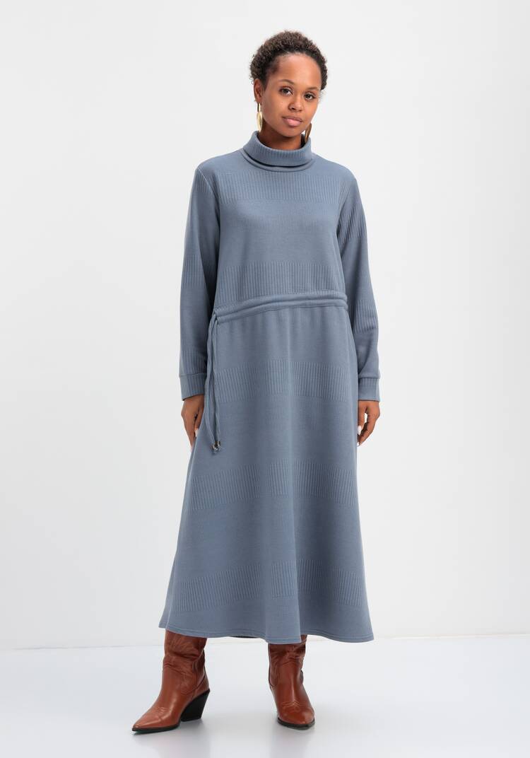 Платье из трикотажной ткани с кулиской шир.  750, рис. 24