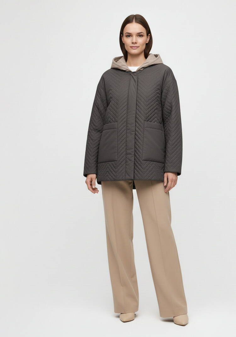 Куртка женская с узором шир.  750, рис. 2