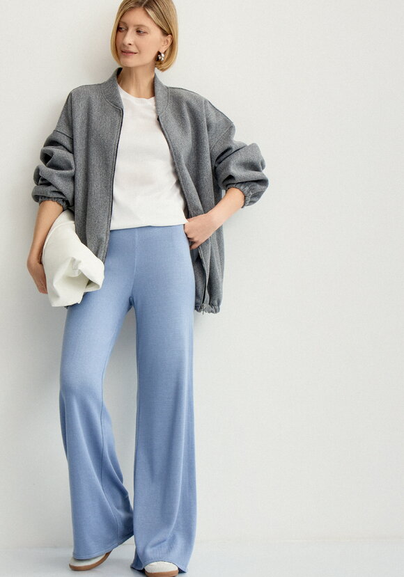 Брюки палаццо свободного кроя шир.  580, рис. 22