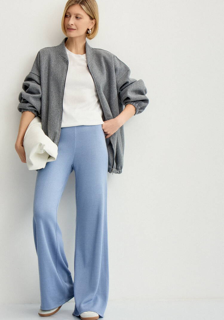 Брюки палаццо свободного кроя шир.  750, рис. 22