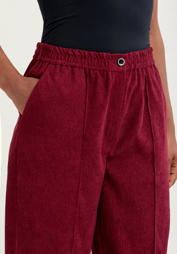 Брюки бананы вельветовые на резинке шир.  580, рис. 12