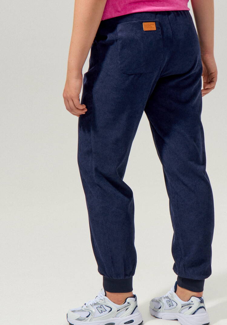 Брюки из микровельвета на резинке шир.  750, рис. 8