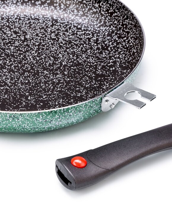 Набор сковород со съемными ручками и крышками шир.  580, рис. 5