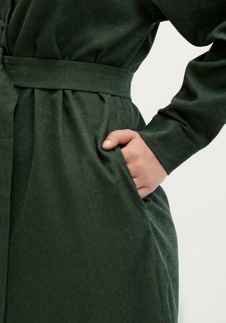 Платье-рубашка с отложным воротом шир.  750, рис. 7