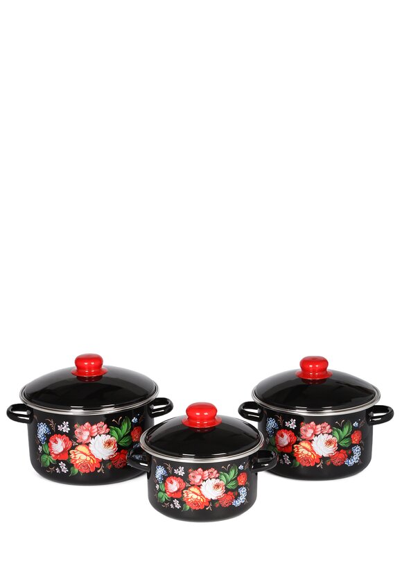 Набор посуды Жостовские мотивы шир.  580, рис. 12