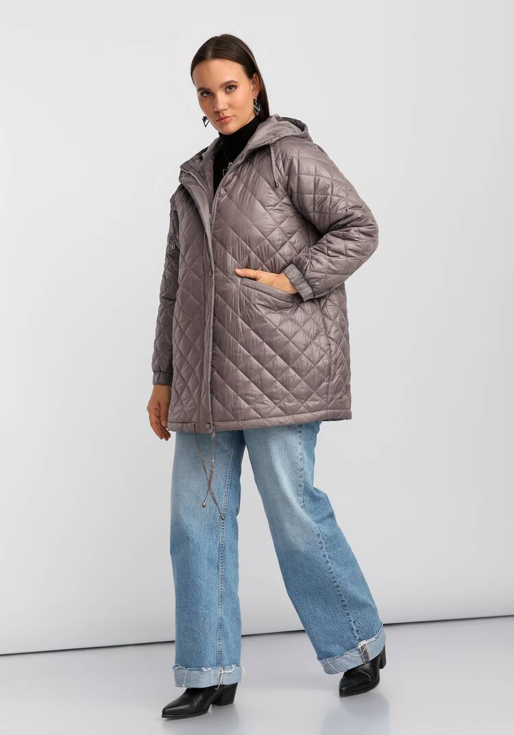 Куртка оверсайз из оригинальной ткани шир.  750, рис. 20