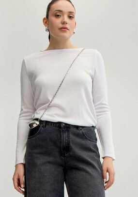 Джемпер базовый однотонный