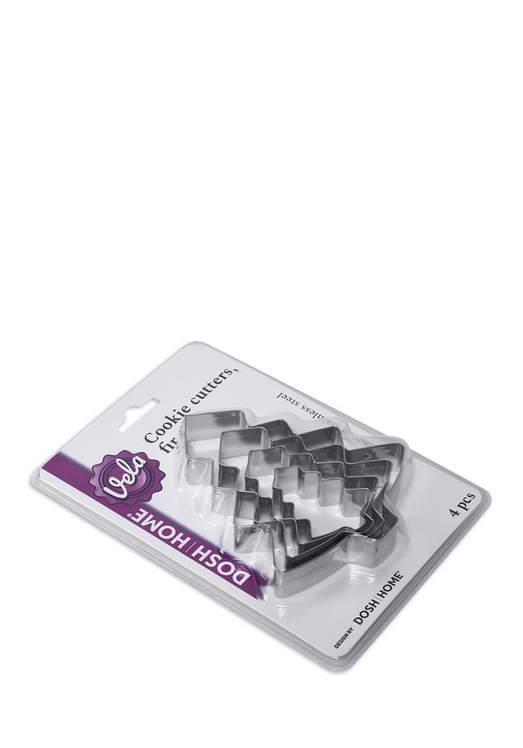 DOSH HOME Формочки для печенья, елочка, 4шт шир.  580, рис. 2