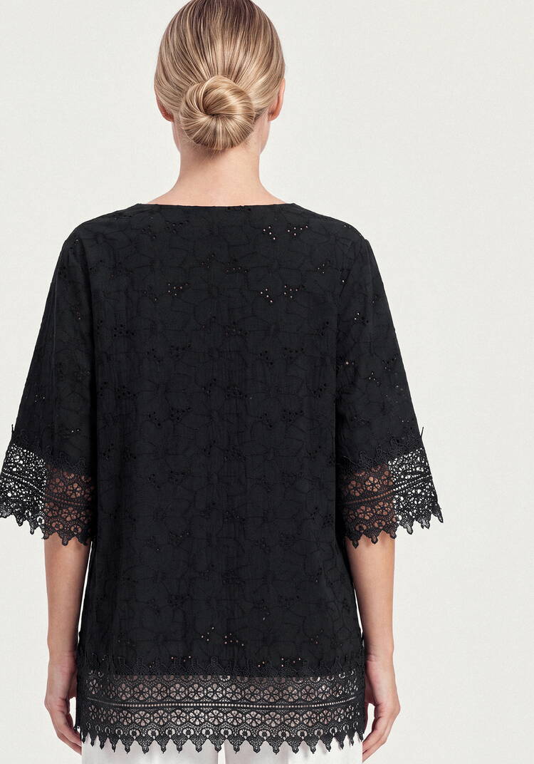 Блуза Кружевные мечты шир.  750, рис. 9