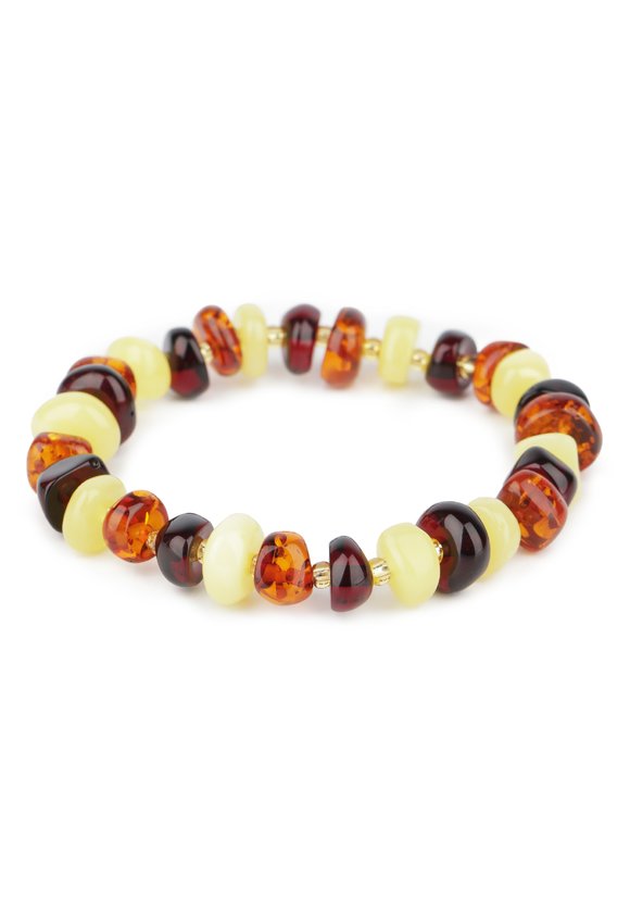 Браслет Янтарный закат шир.  580, рис. 7