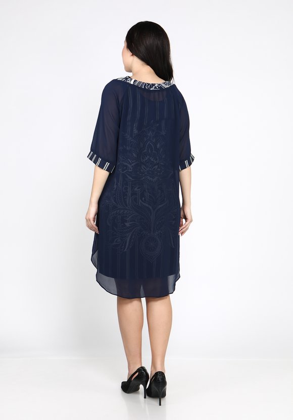 Платье двойка в полоску шир.  580, рис. 3