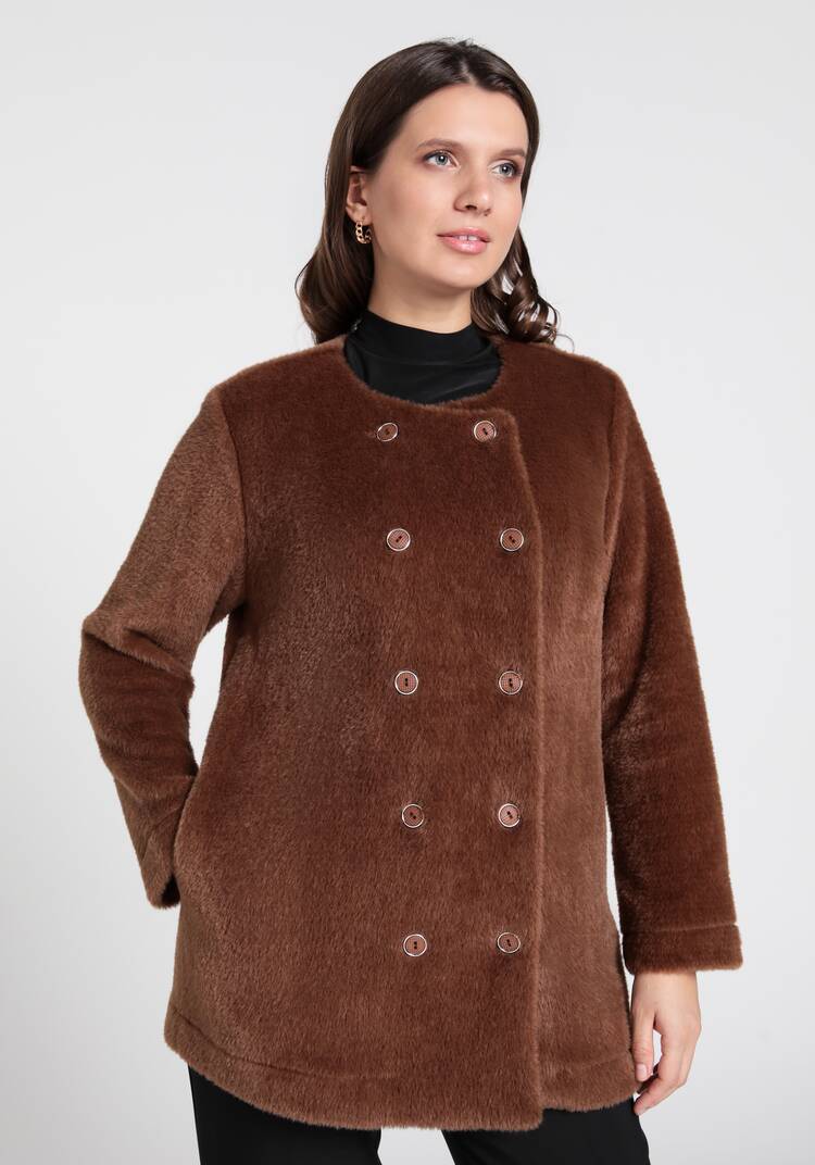 Пиджак двубортный утепленный Стейси шир.  750, рис. 15