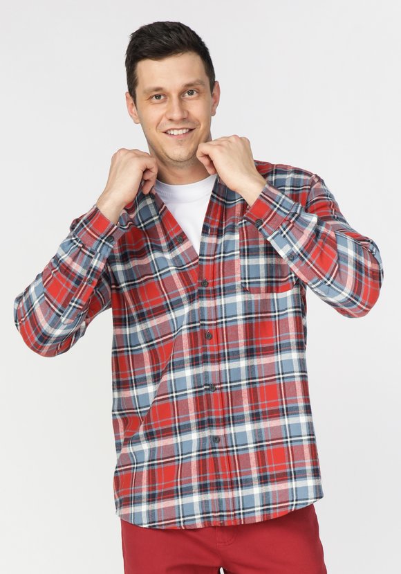 Рубашка фланелевая Квебек шир.  580, рис. 1