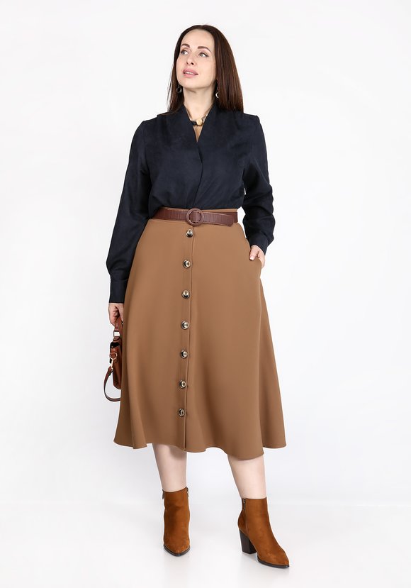 Блуза с V-вырезом горловины шир.  580, рис. 7