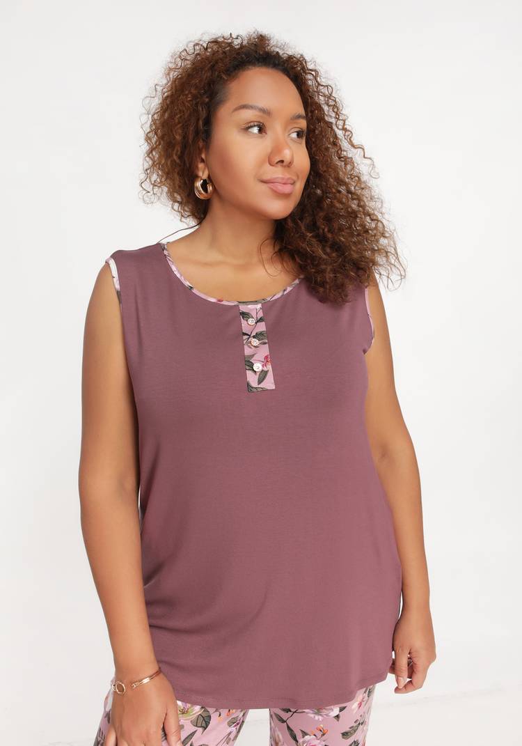 Комплект из топа и брюк с карманами шир.  750, рис. 6