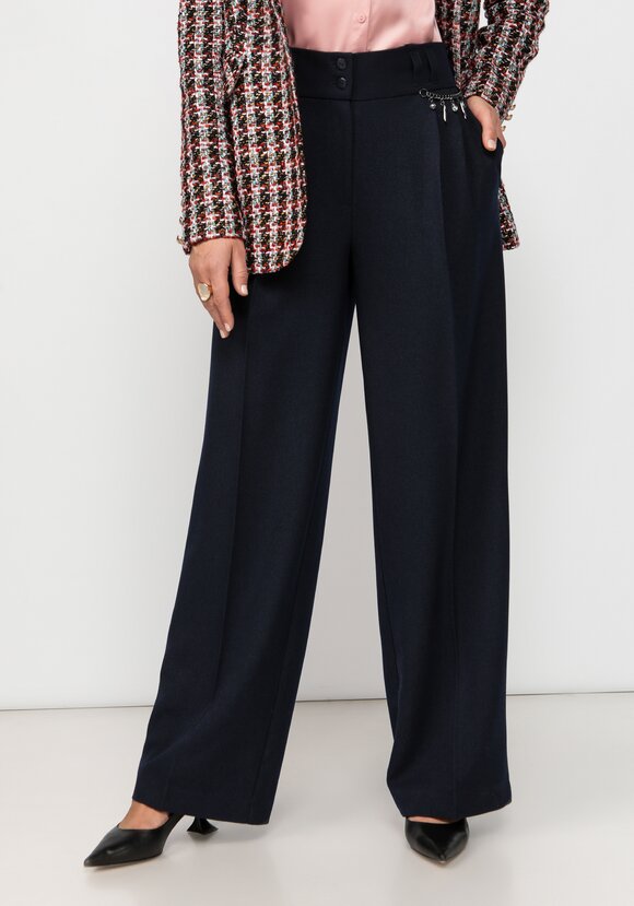 Брюки со стрелками и декором шир.  580, рис. 13