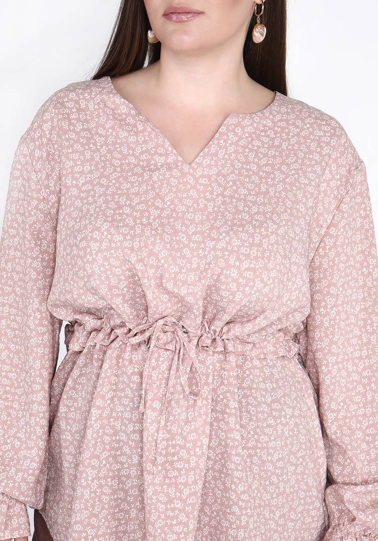 Блуза с кулиской на талии шир.  750, рис. 12