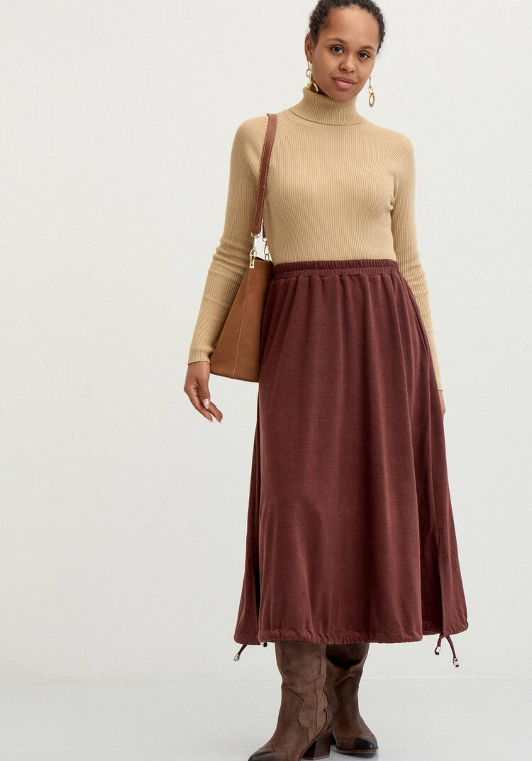 Юбка на кулиске по низу шир.  750, рис. 8