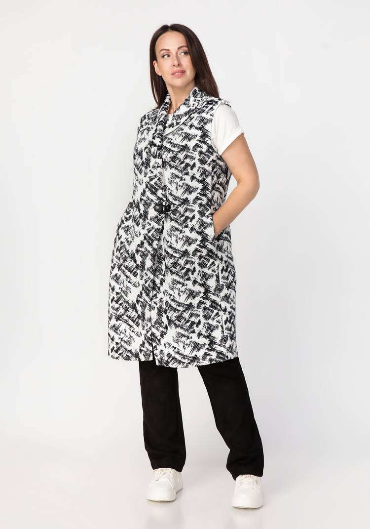 Жилет женский удлиненный Ева шир.  750, рис. 7