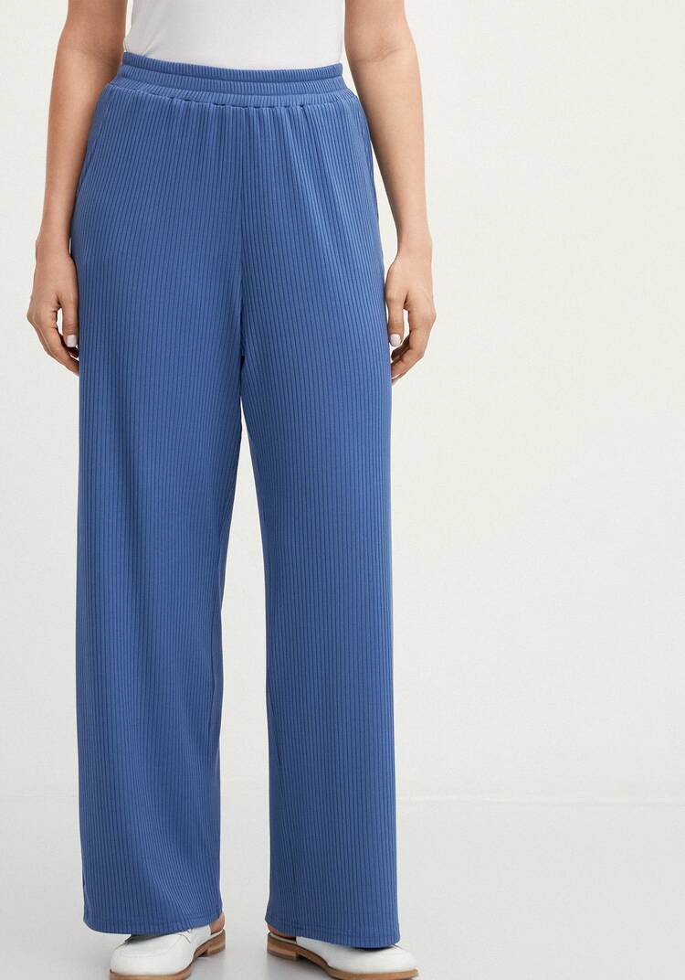 Брюки свободного кроя в рубчик шир.  750, рис. 20