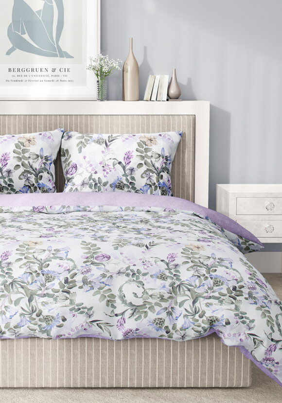 КПБ сатин Сиреневый рассвет шир.  580, рис. 3