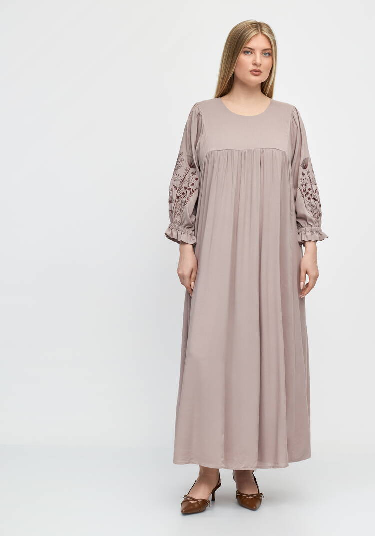 Платье свободного кроя с отрезным лифом шир.  750, рис. 16