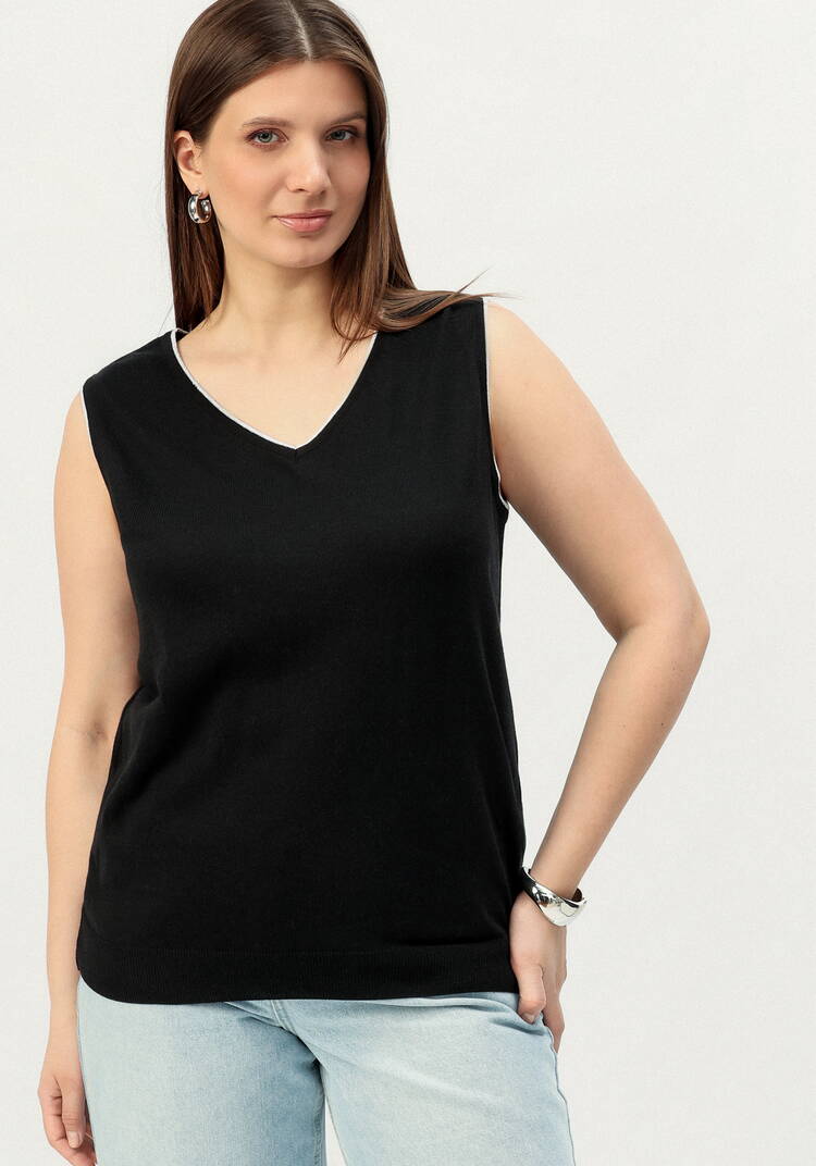 Топ с декором из метанити шир.  750, рис. 25