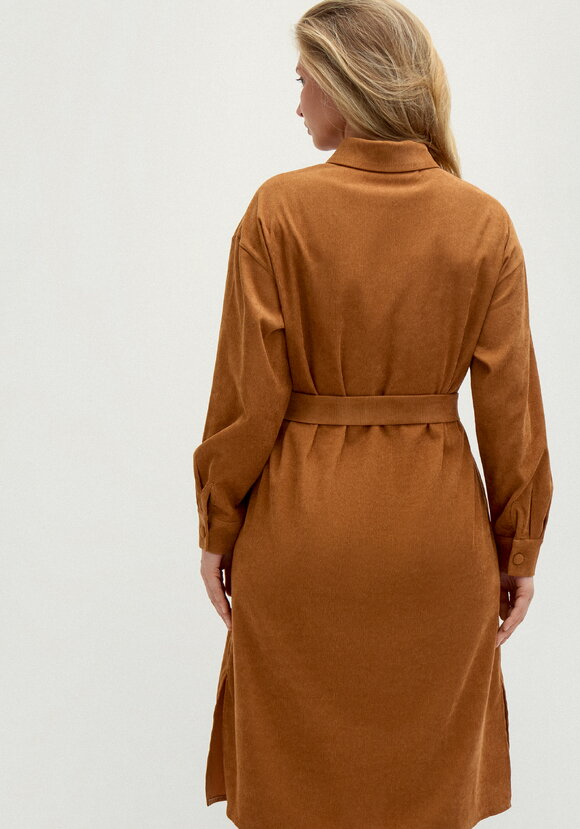 Платье-рубашка с отложным воротом шир.  580, рис. 12