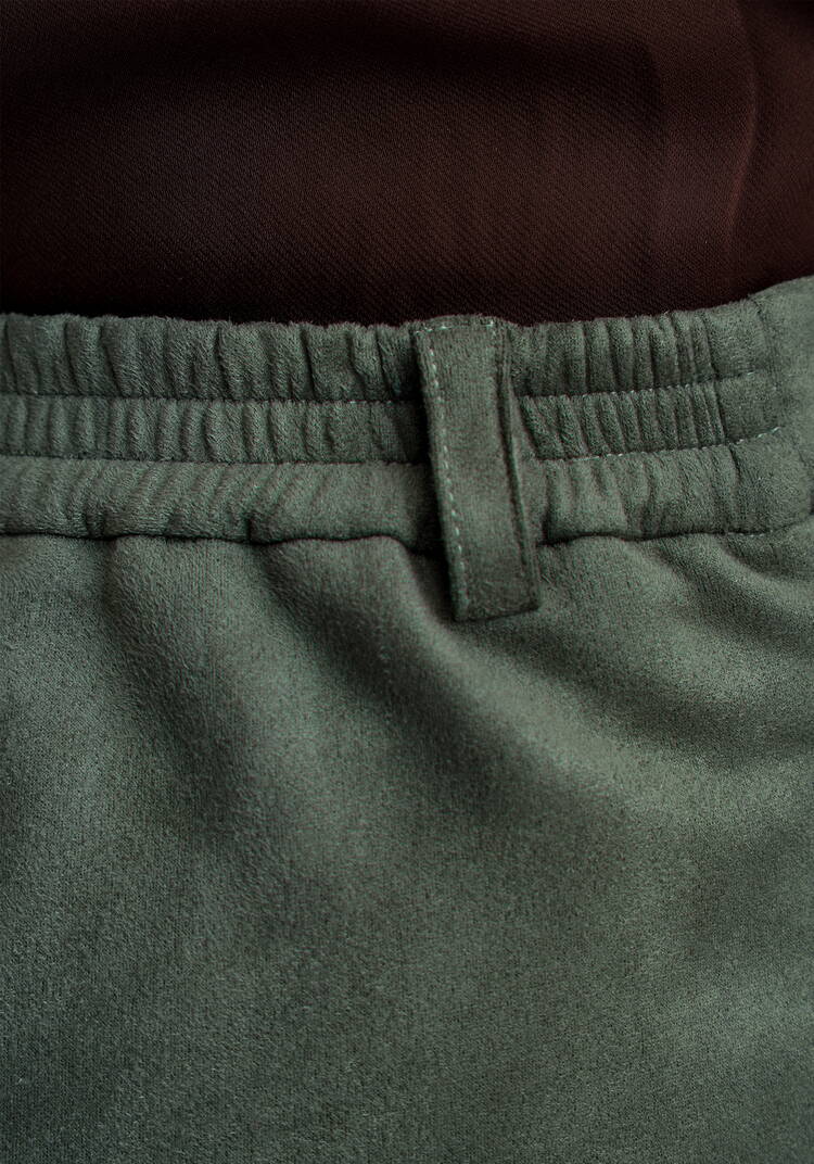 Брюки кюлоты из эко замши шир.  750, рис. 7