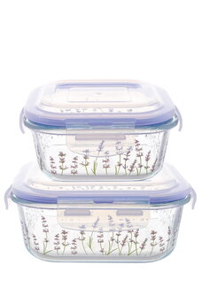 Стеклянные контейнеры с крышкой, 2 шт.