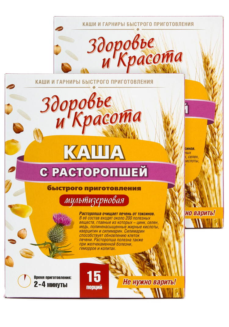 Каша с расторопшей для печени, 2 шт. шир.  750, рис. 1