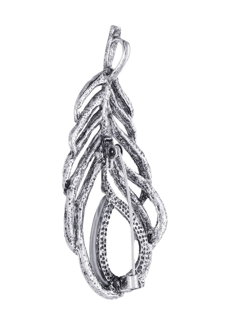Брошь Перо павлина шир.  750, рис. 4