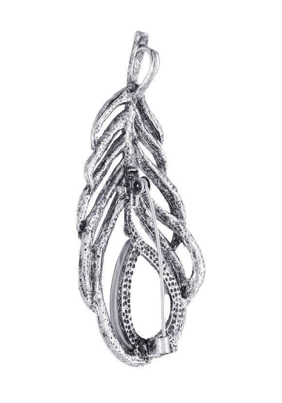Брошь Перо павлина шир.  580, рис. 4