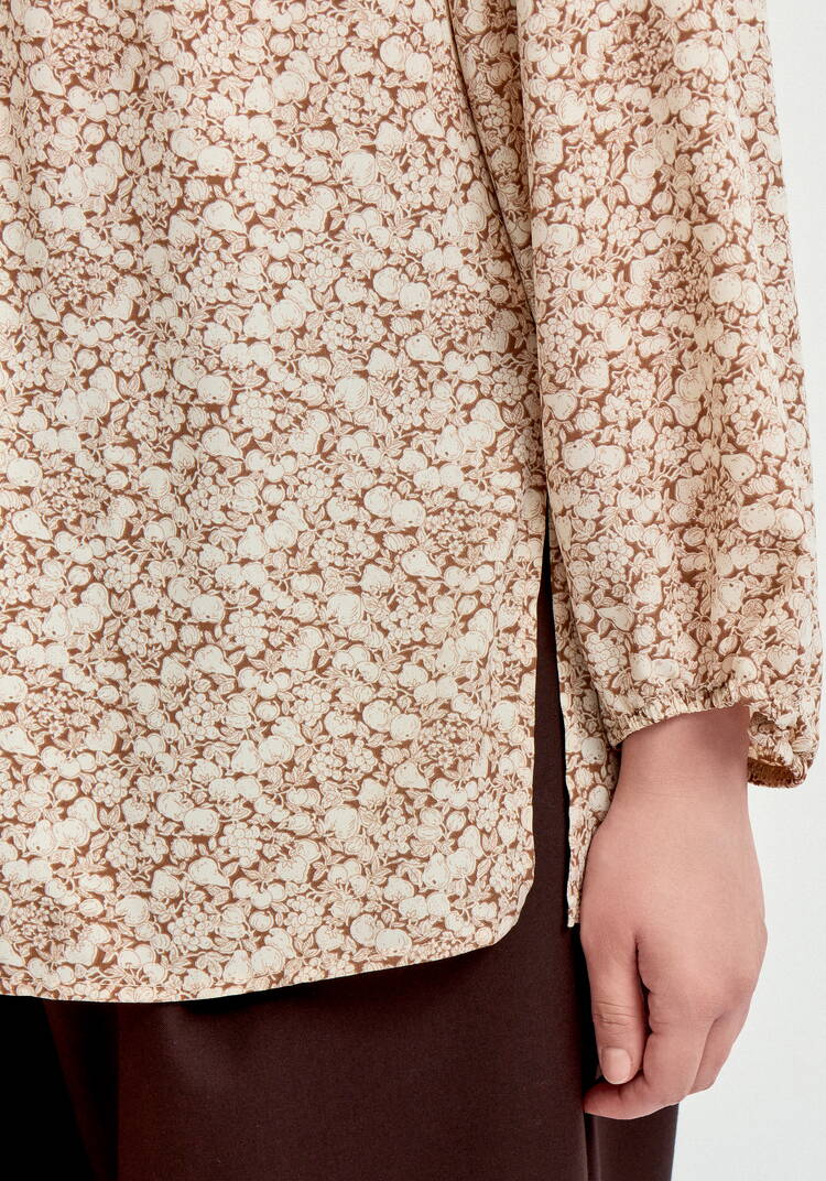 Блуза со складкой по спинке шир.  750, рис. 14