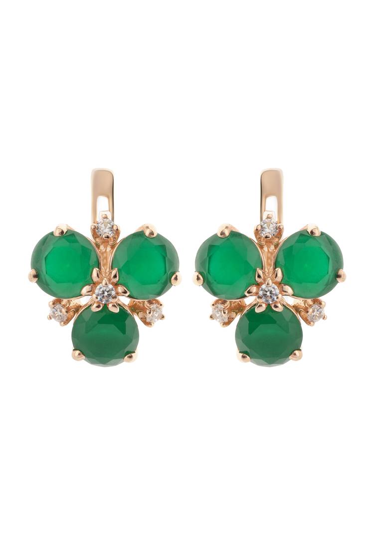 Серебряные серьги  Анита шир.  750, рис. 1