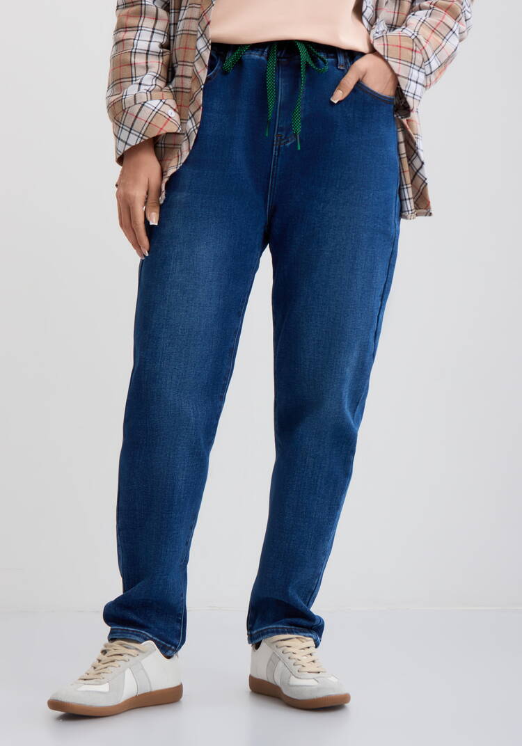 Джинсы утепленные Патрисия шир.  750, рис. 2