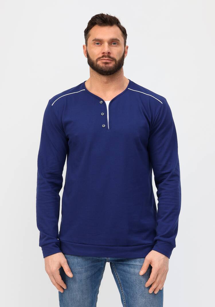 Лонгслив с контрастными кантами шир.  750, рис. 3