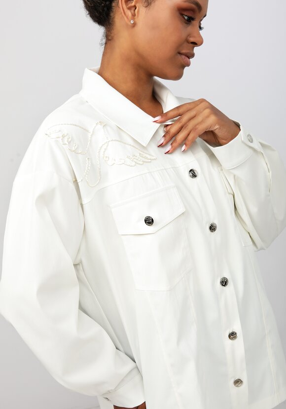 Жакет с вышивкой на кармане шир.  580, рис. 13