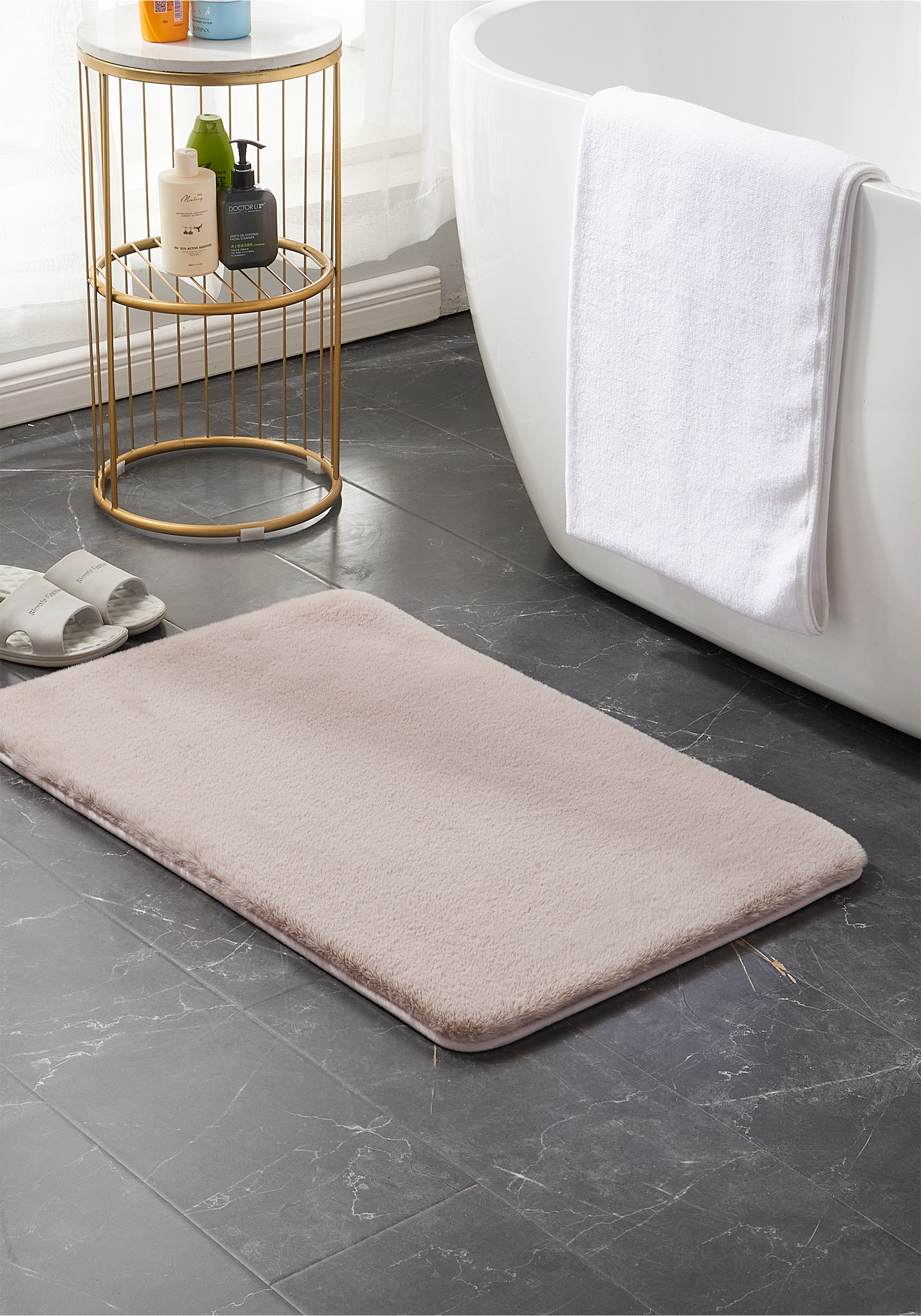 

Коврик "Пушистый кроль", Бежевый