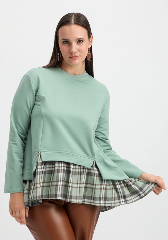 Туника многослойная свободного кроя шир.  580, рис. 1