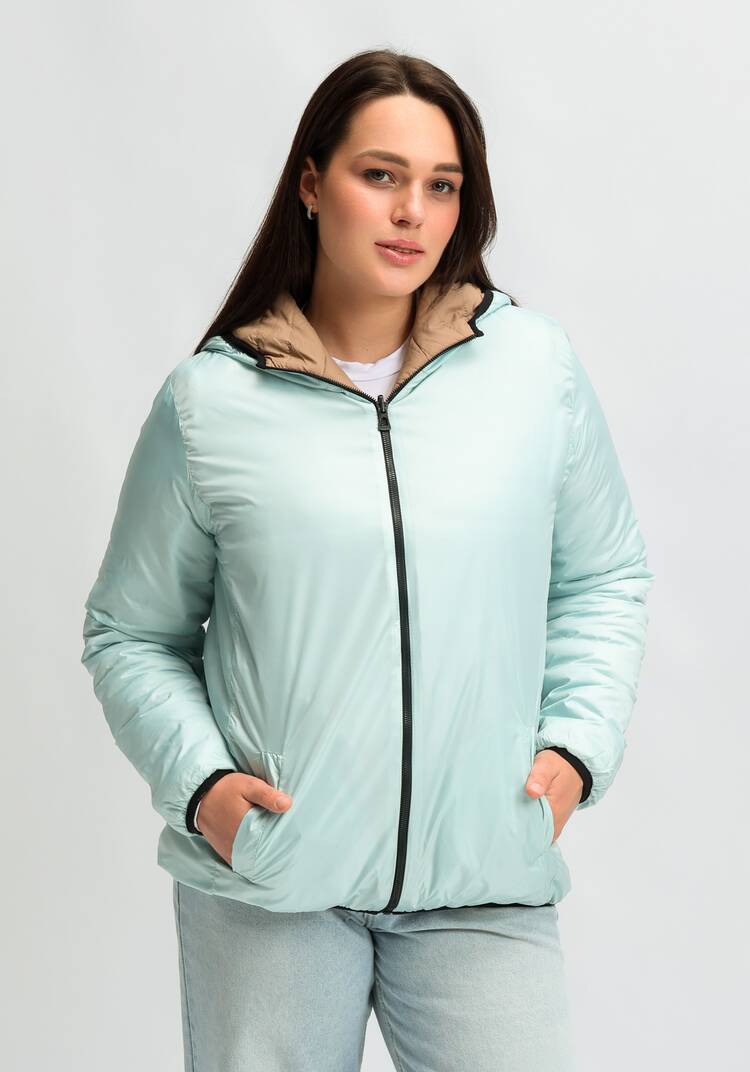 Куртка двухсторонняя с капюшоном на молнии шир.  750, рис. 11