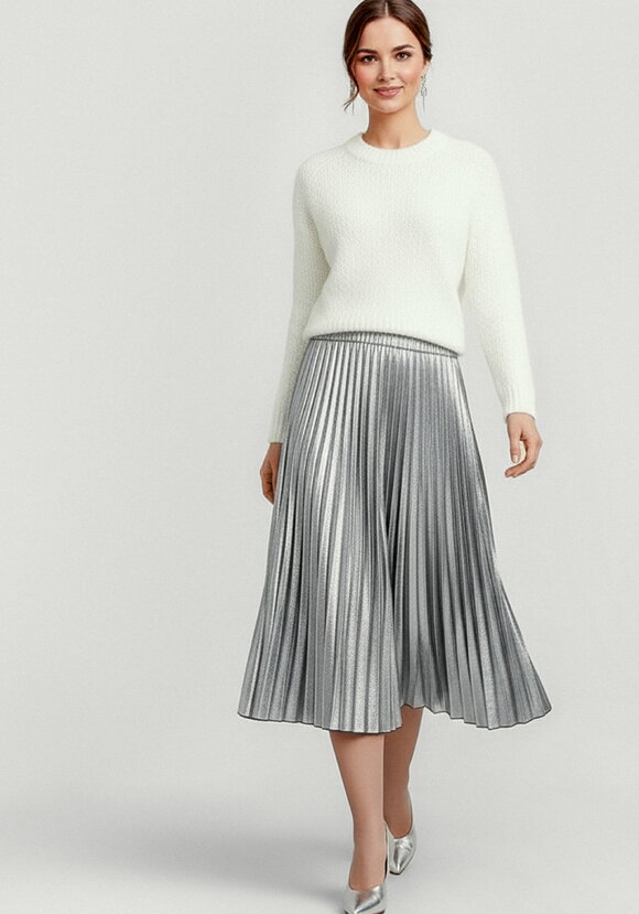 Юбка гофре с блестящим напылением шир.  580, рис. 15